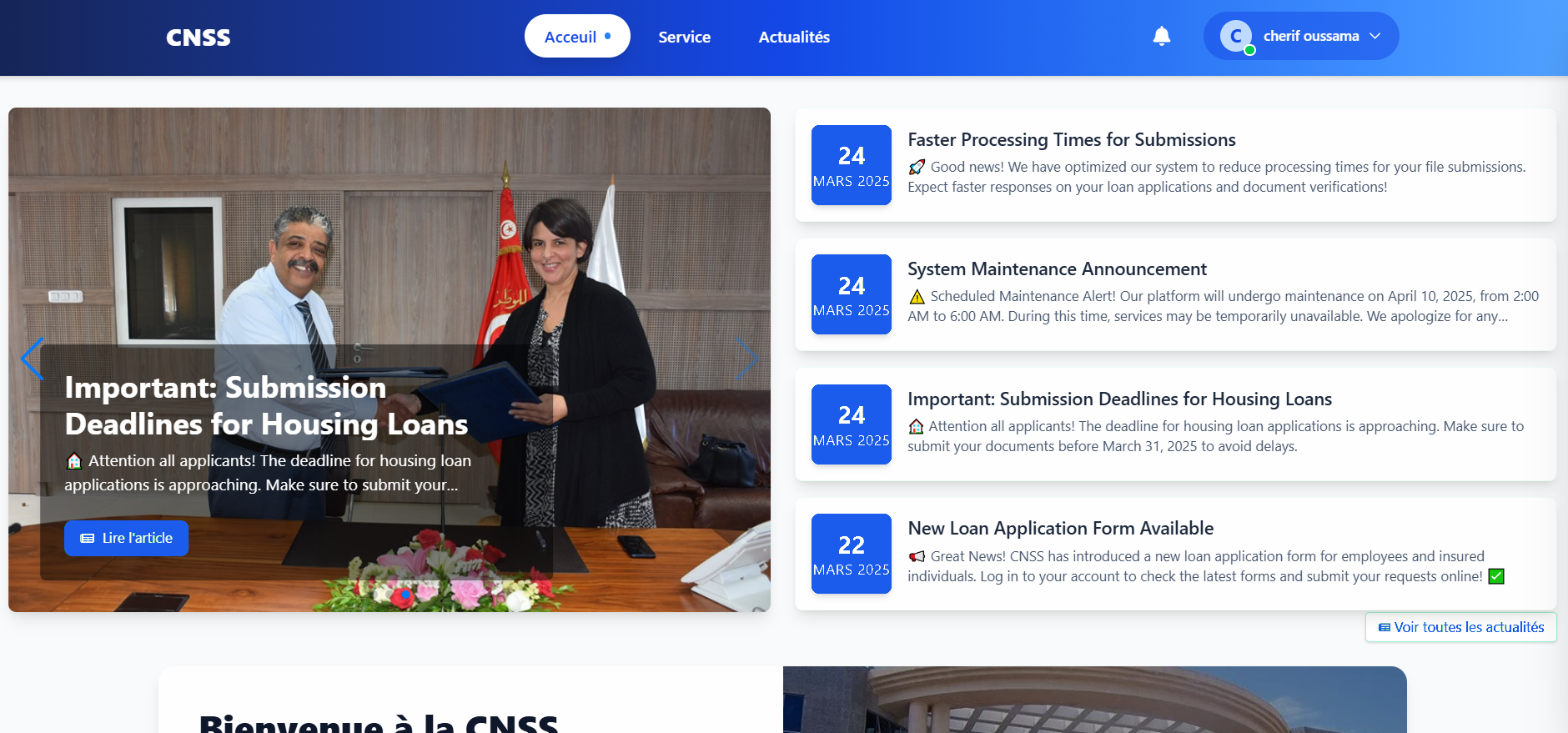 CNSS Platform